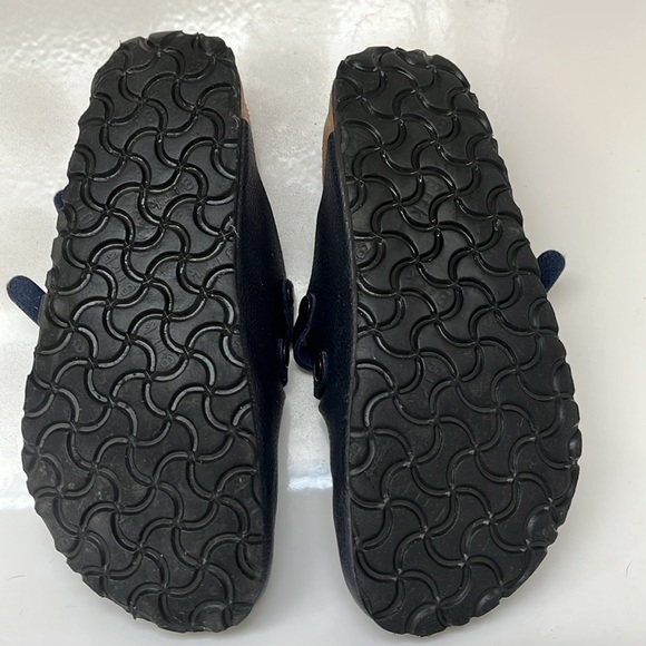 Birkenstock Pebbled Leather Boston clogs, double buckle EU 38 size 8.5 US - Picture 2 of 3